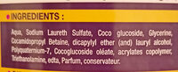 gels douches - Ingredients - fr