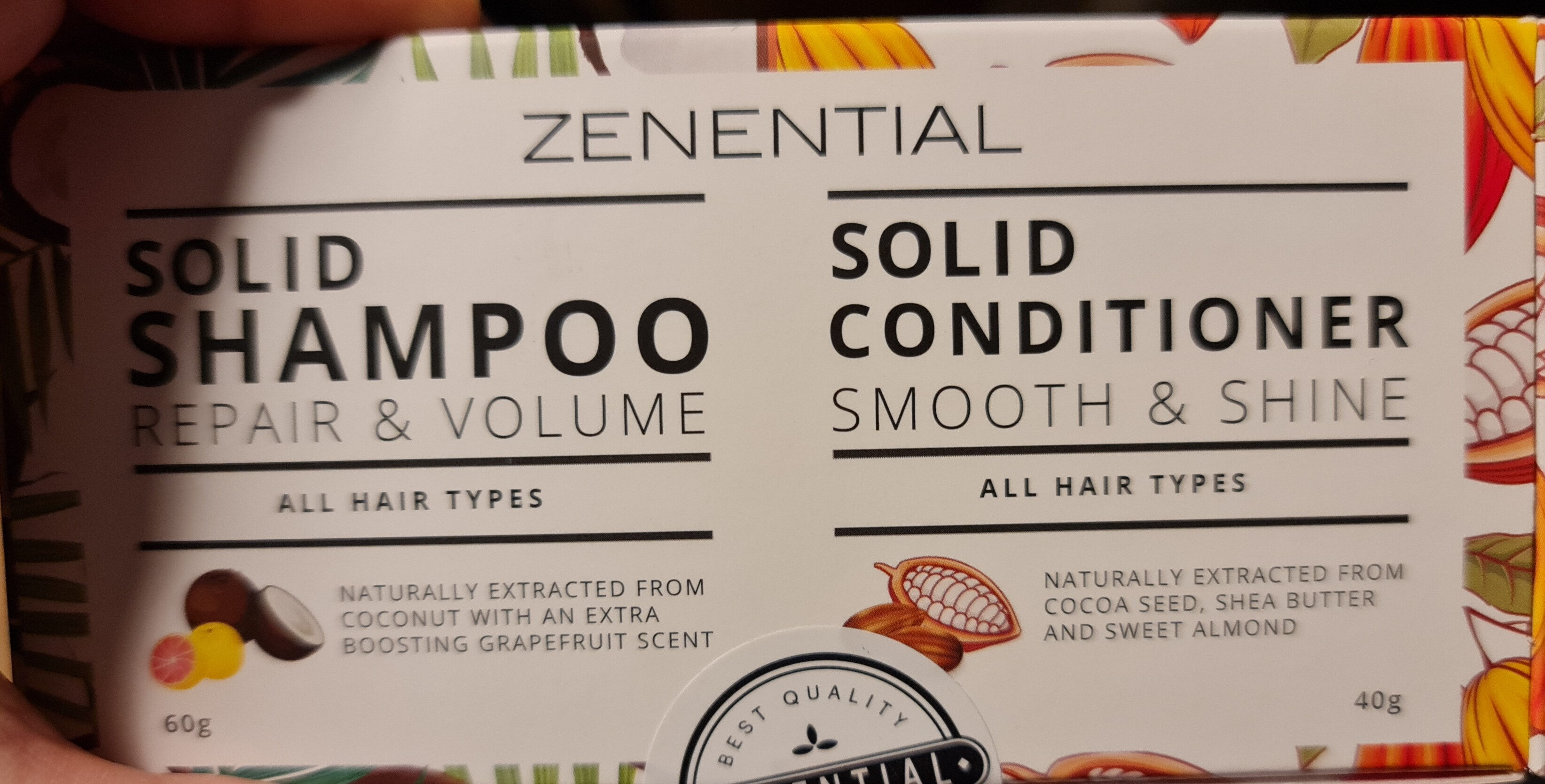 zenential solid shampoo - Produit - es