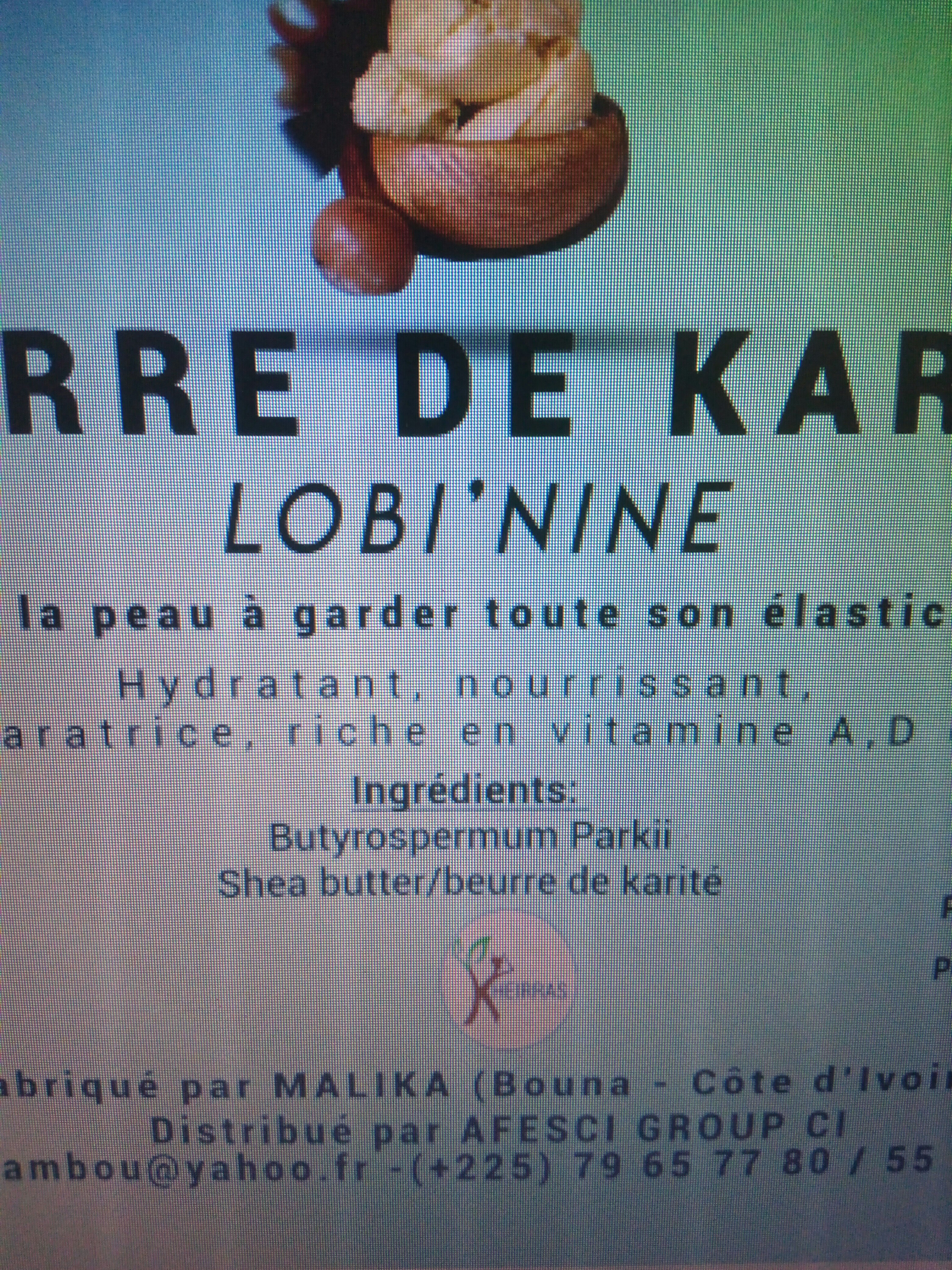 Beurre de karité - Ingredients - fr