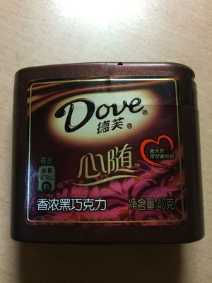 Dove 心随 香浓黑巧克力(black chocolate) - Produit