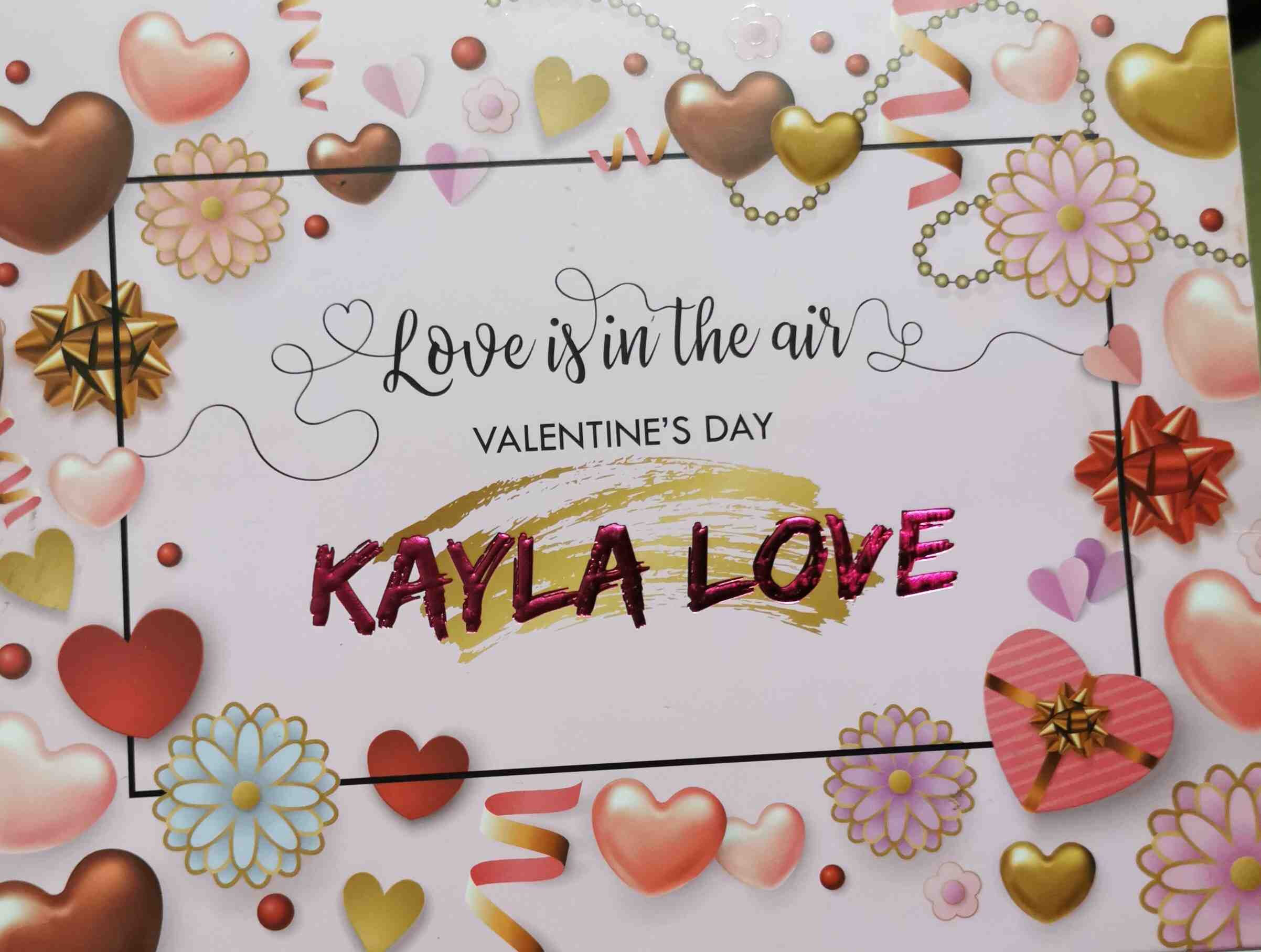 Kayla Love - Ingredientes - en