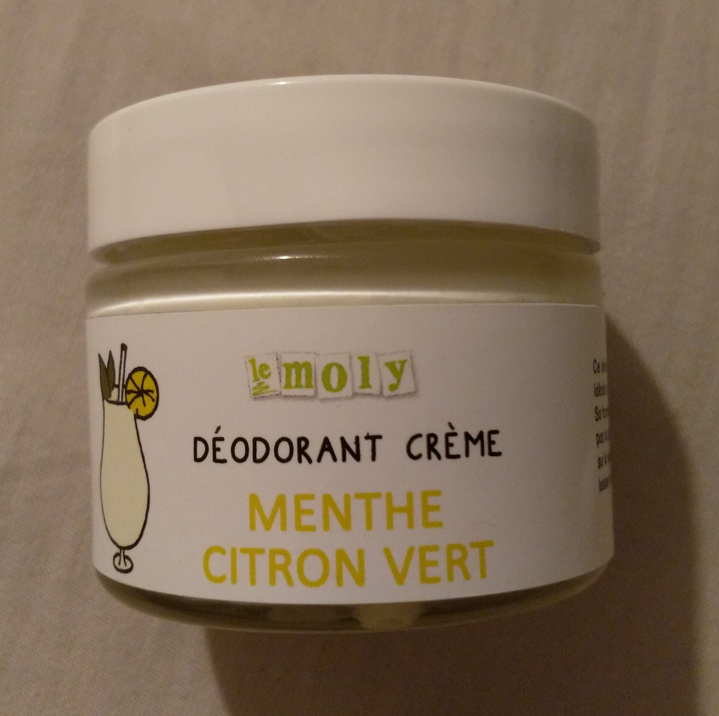 Déodorant crème menthe citron vert - Tuote - fr