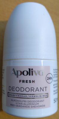 Apoliva Fresh Deodorant: Oparfymerad/känslig hud - 1
