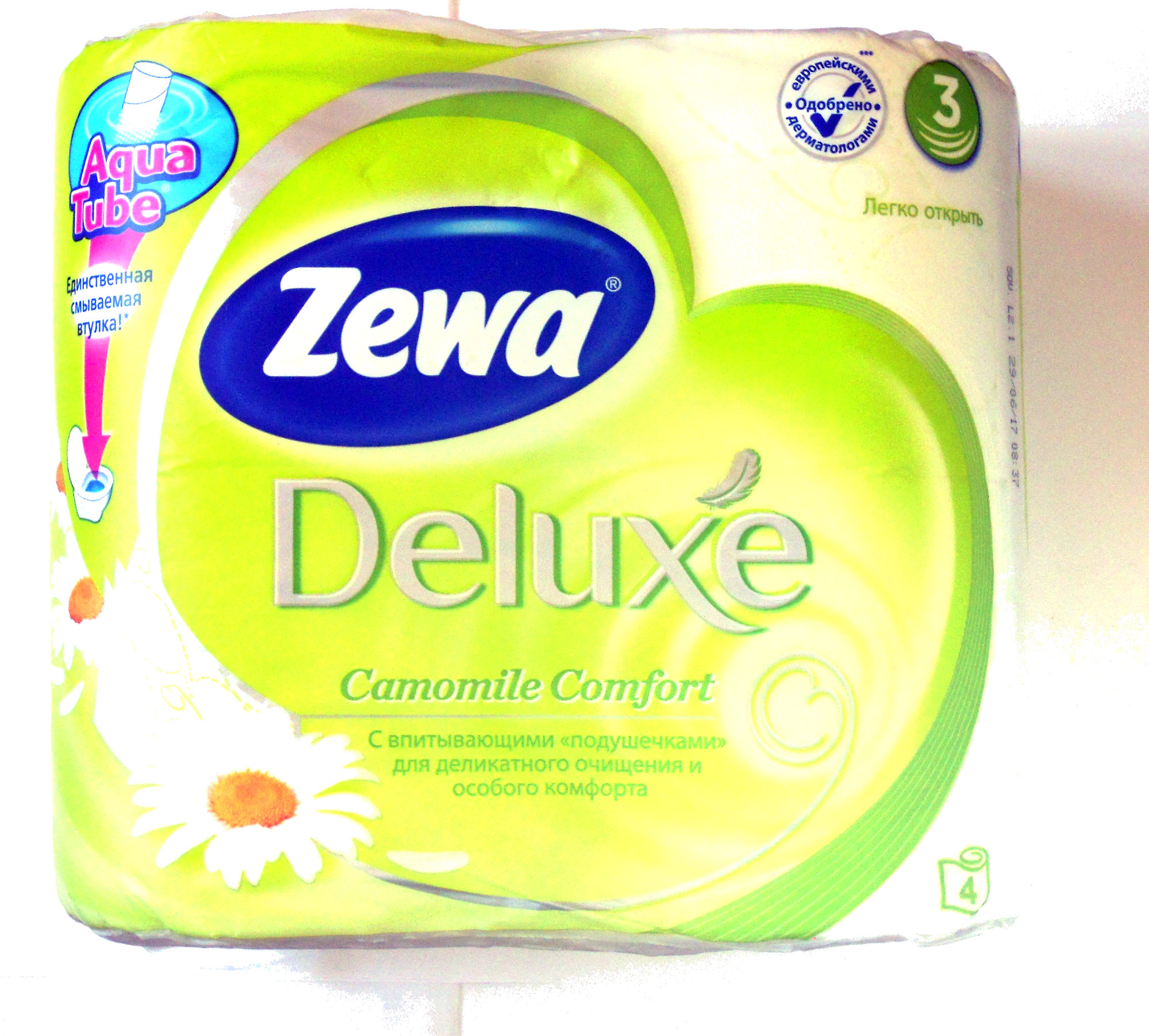 Zewa Deluxe Camomile Comfort - Product - ru