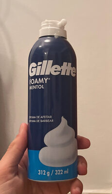 Gillette foamy mentol - Produkt - es