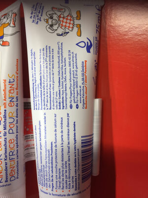 Kinder-Zahnpasta - Ingredients - en