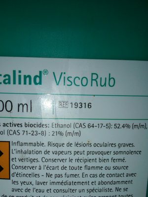 Gel Hydro-alcoolique Biocide Softalind Viscorub - 1