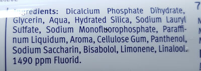 Caries Protection Peppermint - Ingredients - fr