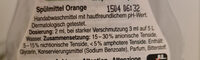 Oecoplan Abwaschmittel Liquide Vaisselle Detersivo per stoviglie Orange - Složení - fr