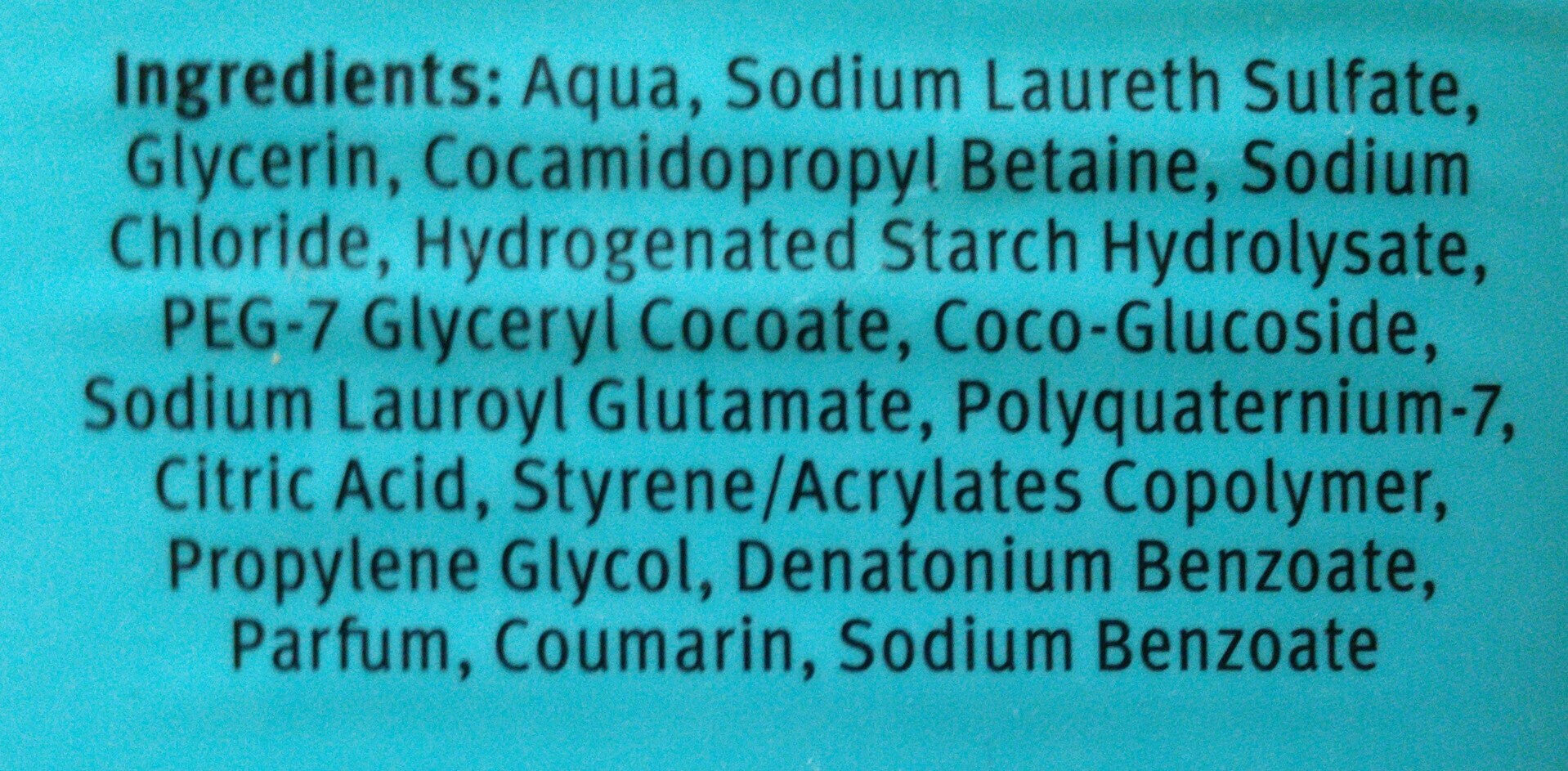 shower gel coconut - Ingredients - en