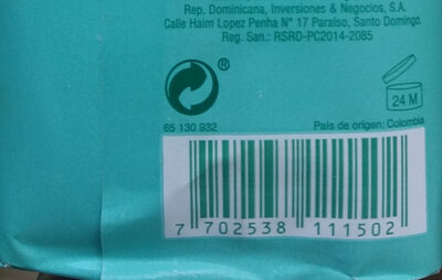 Jabón Natural Antibacteriano - Instruction de recyclage et/ou information d'emballage - es