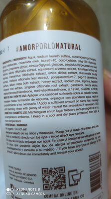 shampoo nutritivo - Ingredients - es