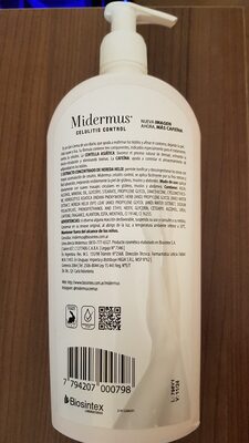 Cellulite control gel - Recycling instructions and/or packaging information