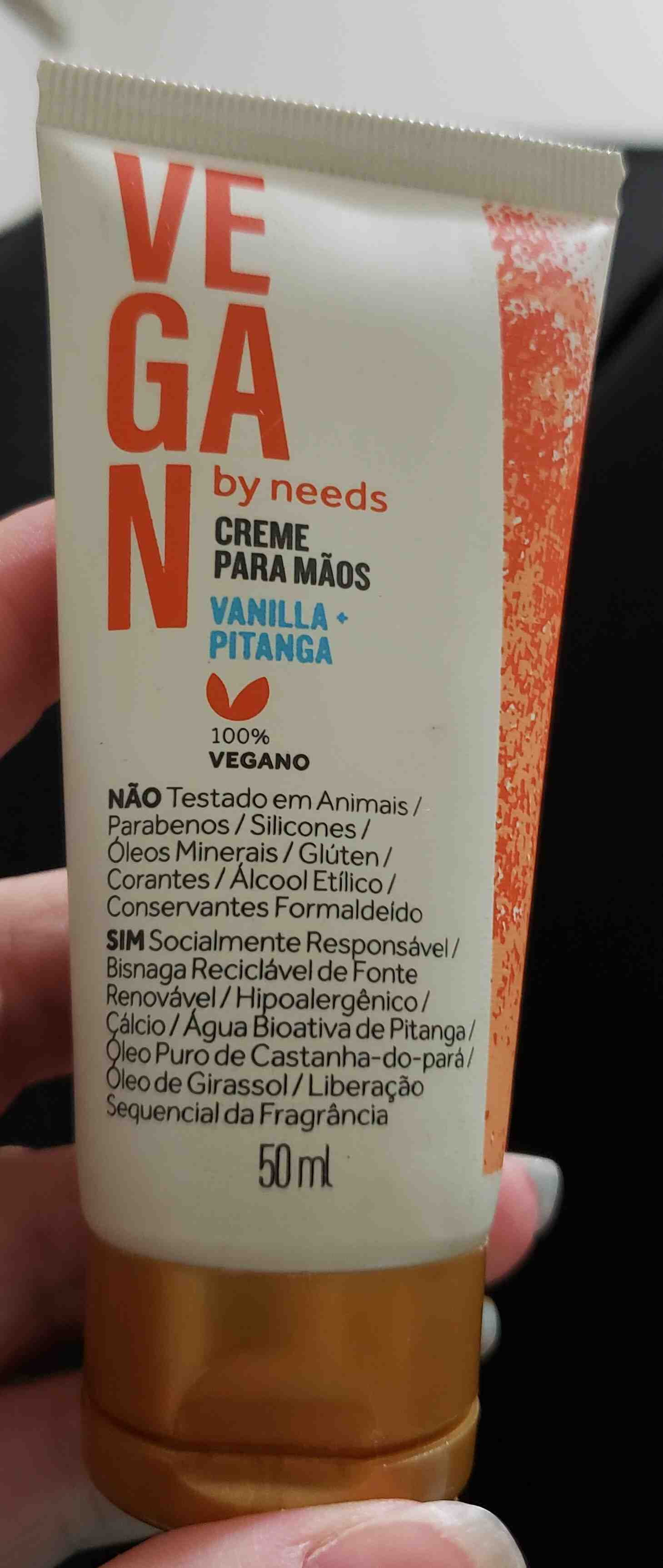 Creme para maos Vegan by needs - Product - en