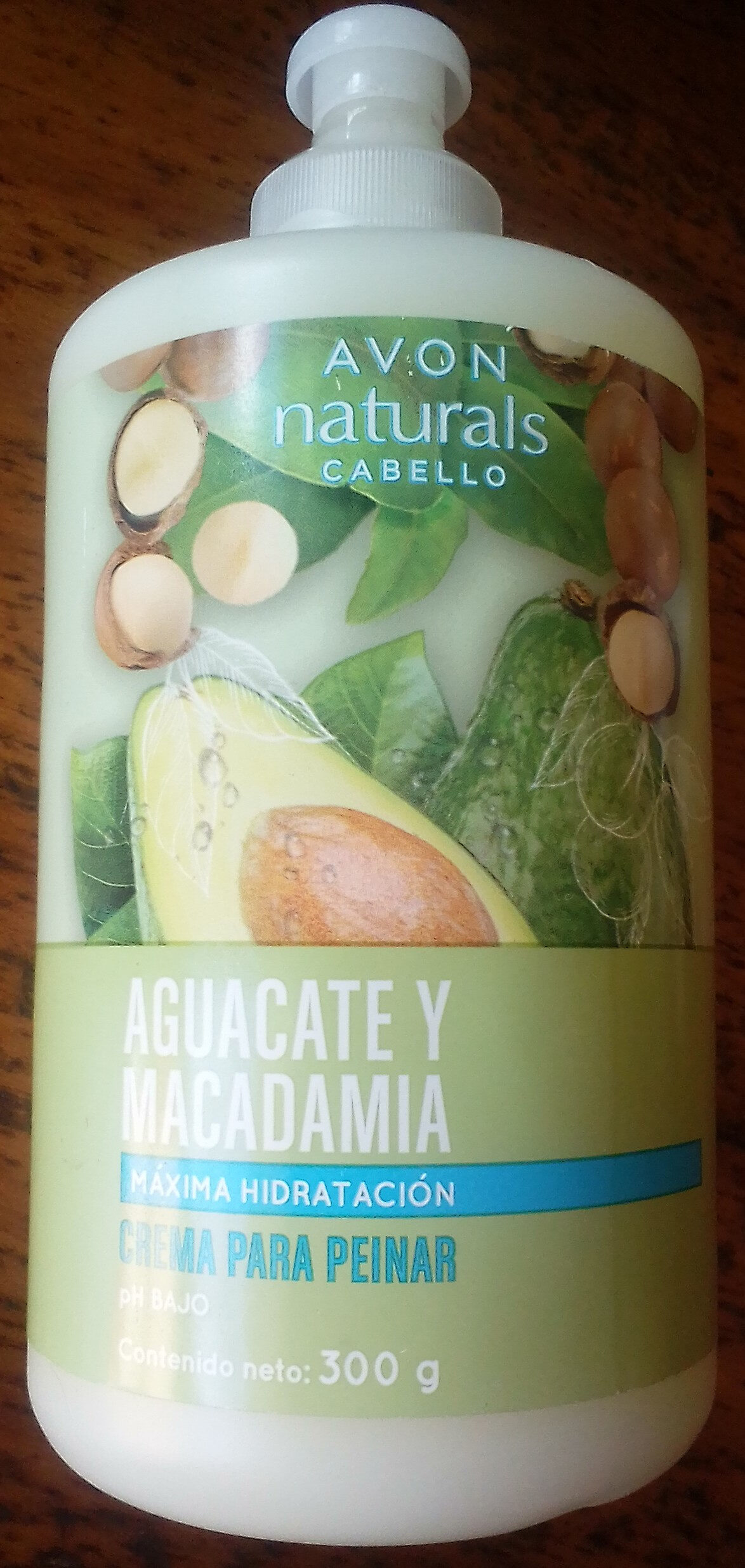 Avon Naturales Cabello Aguacate y Macadamia Maxima Hidratación Crema para Peinar - Produit - en