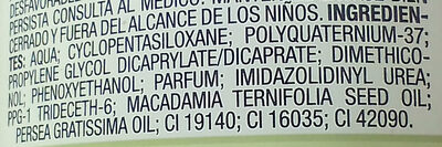 Avon Naturales Cabello Aguacate y Macadamia Maxima Hidratación Crema para Peinar - Ingrédients - en