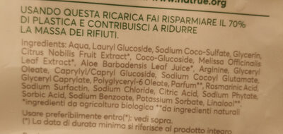 Ricarica sapone liquido delicato - Ainesosat - it