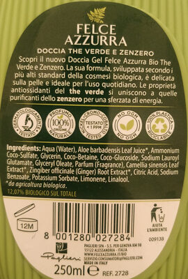 The verde e zenzero doccia gel - Product - en