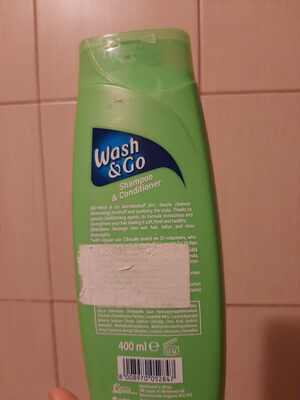 Wash & Go - Ingredientes - en