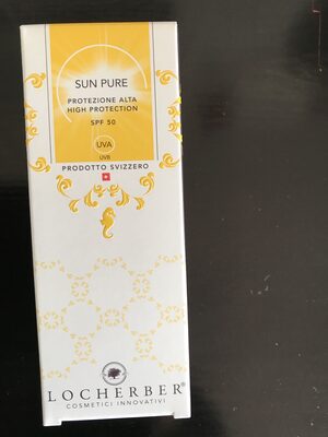 Sun pure  haute protection SPF 50 - Product