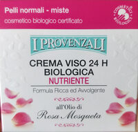 Crema viso 24 h biologica nutriente - Produit - it