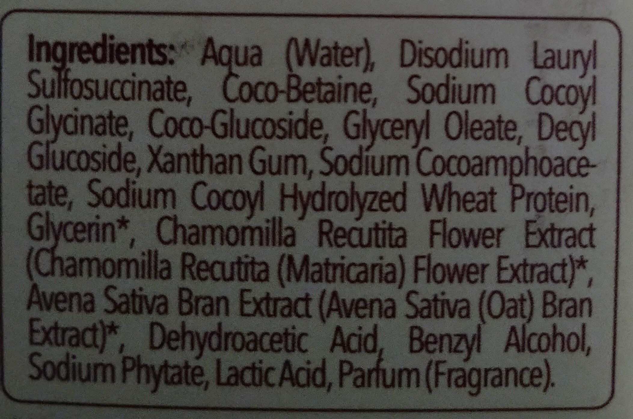  - Ingredients - en