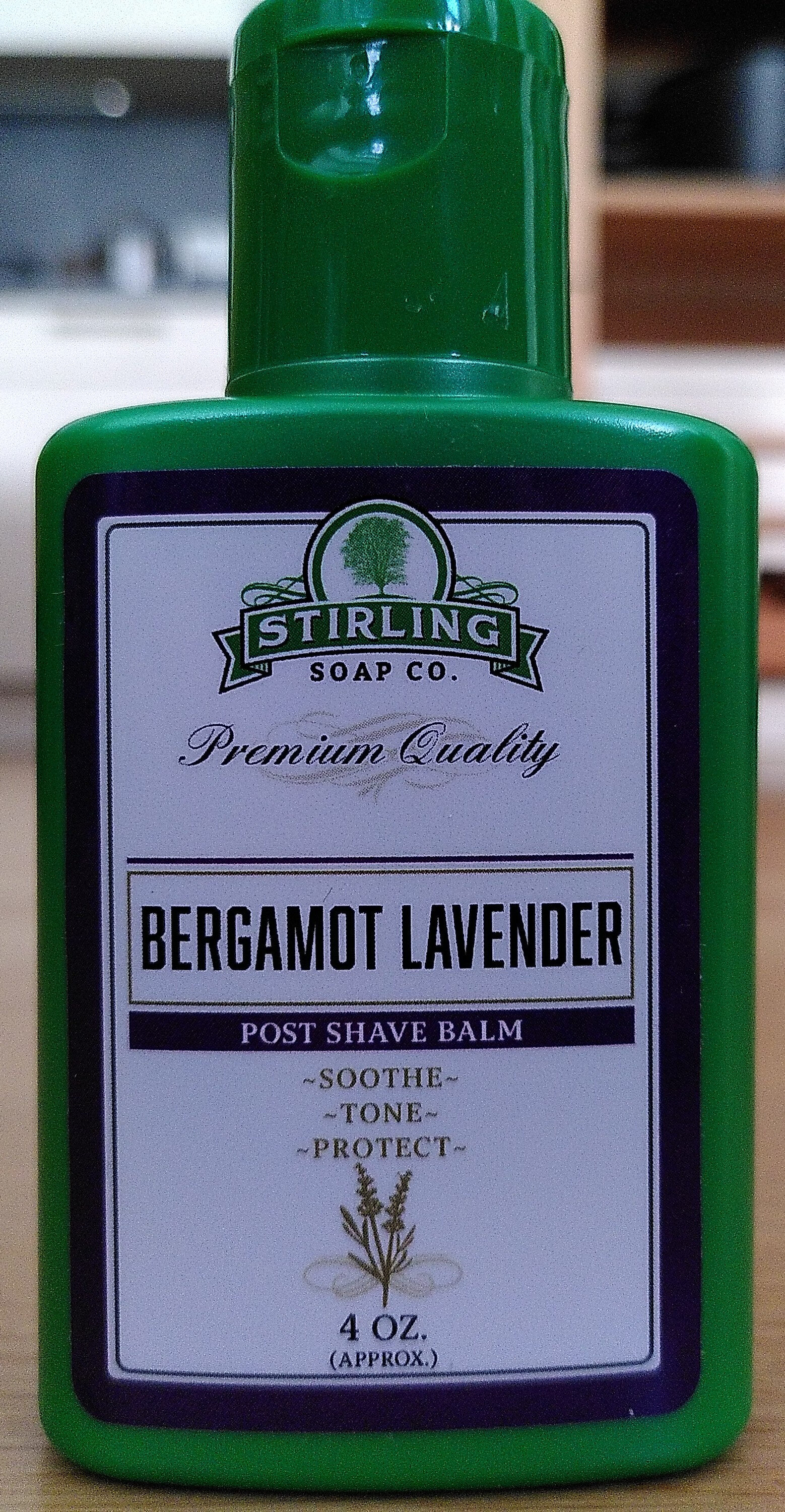 Bergamot Lavender Post Shave Balm - Produkt - en