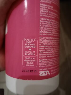 intimo detergente idratante - Kierrätysohjeet ja/tai pakkaustiedot - it