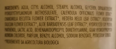 Camomilla e Aloe Vera - Ingredients