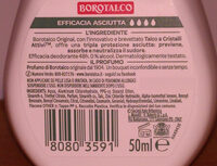 Deodorante Borotalco Original - Ingrédients - it