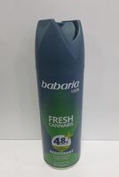 Desodorante Body Spray Cannabis Babaria - Tuote - es