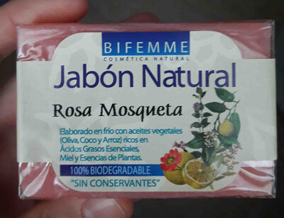 Jabon natural rosa mosqueta - Produit - en