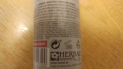 Herbal BIO Nature Rizos/Boucles/Curl Definition - Ingredients