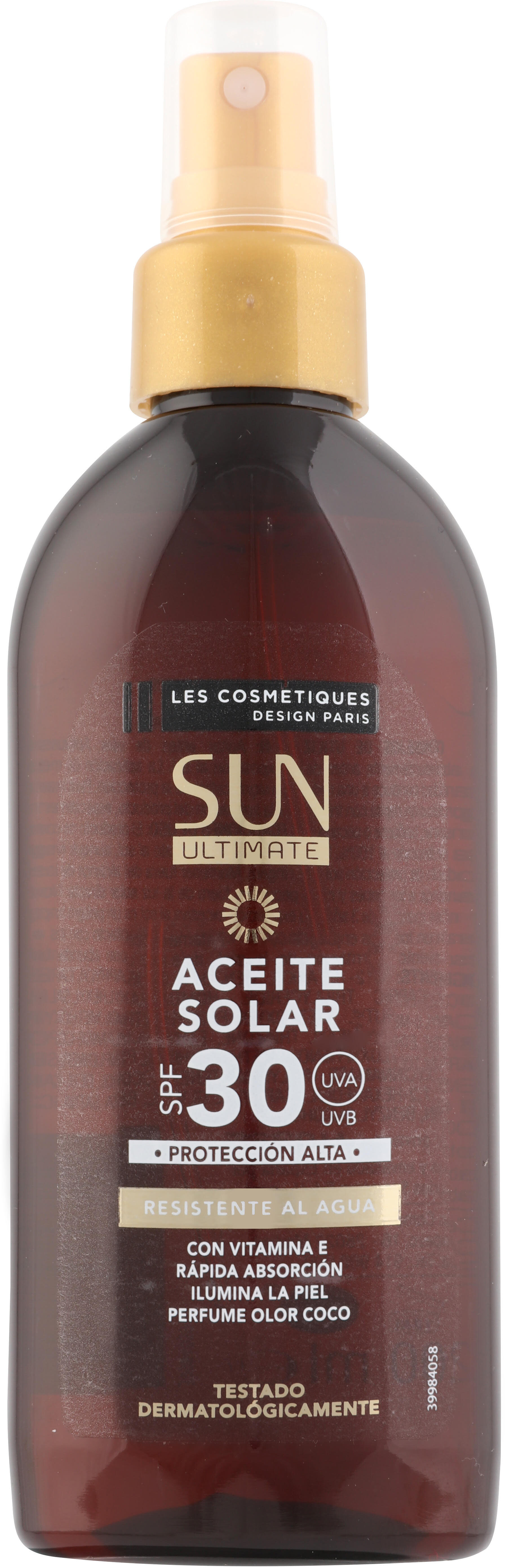 Aceite solar coco spf30 sun ultimate spray - Product - es