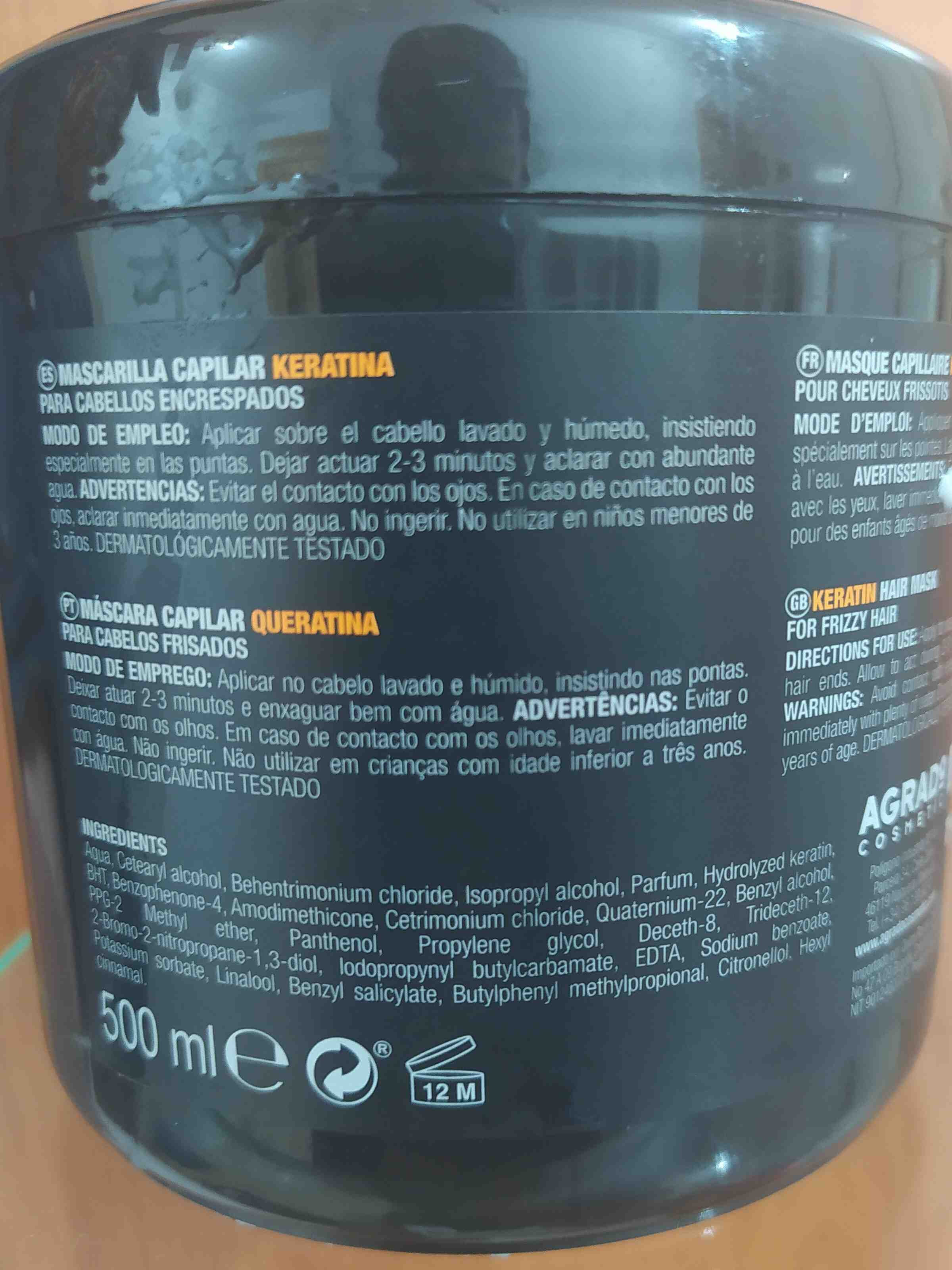 k mascarilla - Ingredients - en