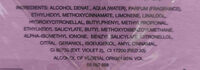 perfume Benetton - Ingredients - en
