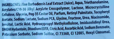 Aloe vera puro 100% retinol - Ingredients - en