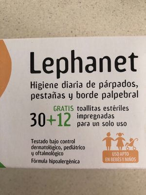 Lephanet (higiene párpadas y ojos) - 1