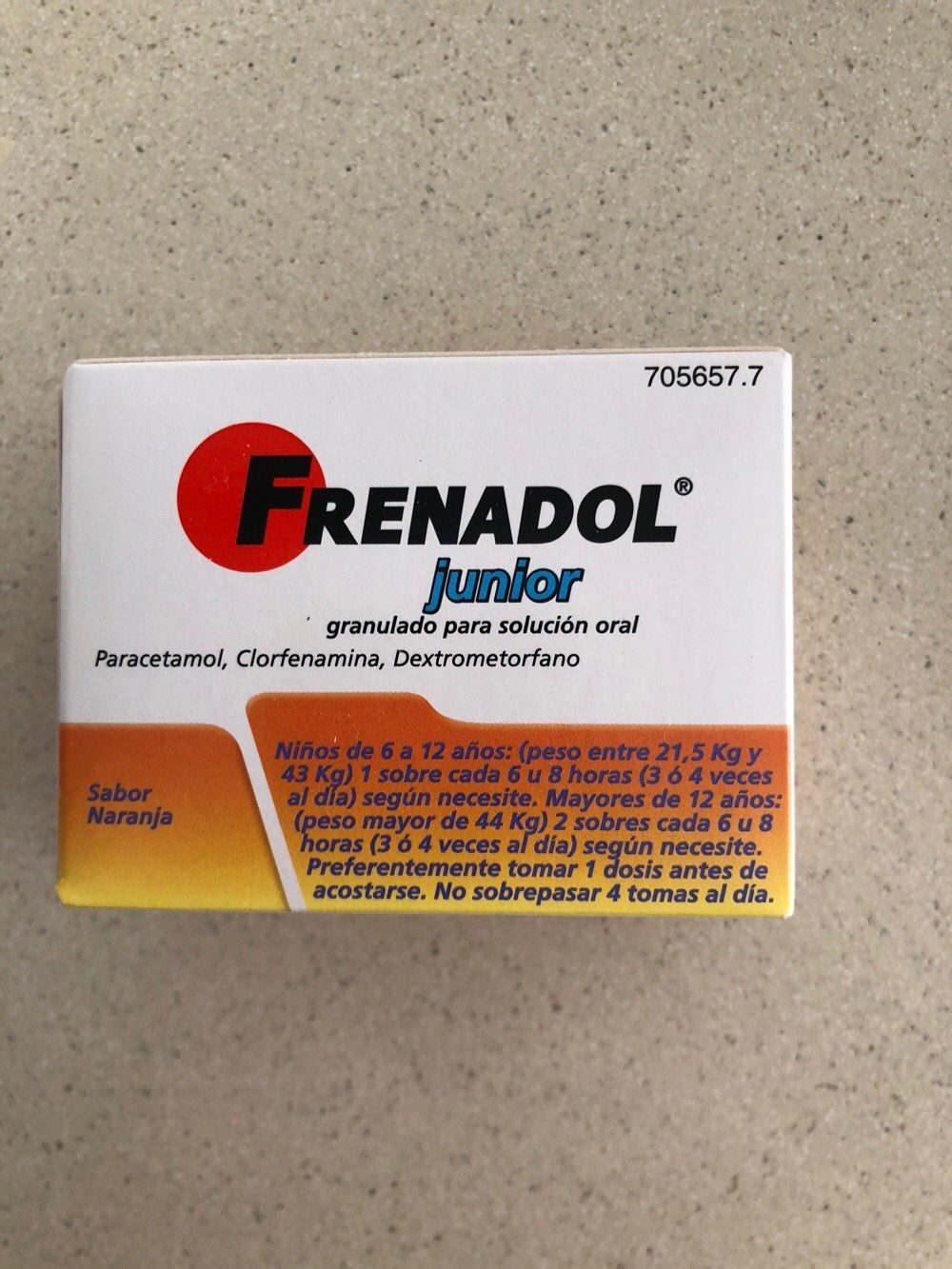 Frenadol Junior - Producte - es