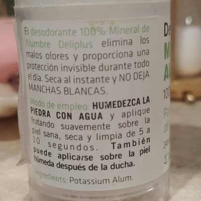 Desodorante mineral de alumbre - 1