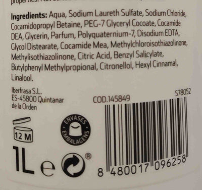 shampoo pH neutro - Ingredients - en