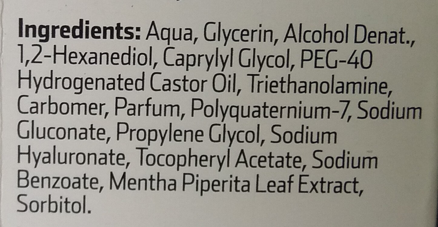 Fluido hidratante - Ingredients - es