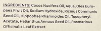 Sea Buckthorn soap - Ingredients - en