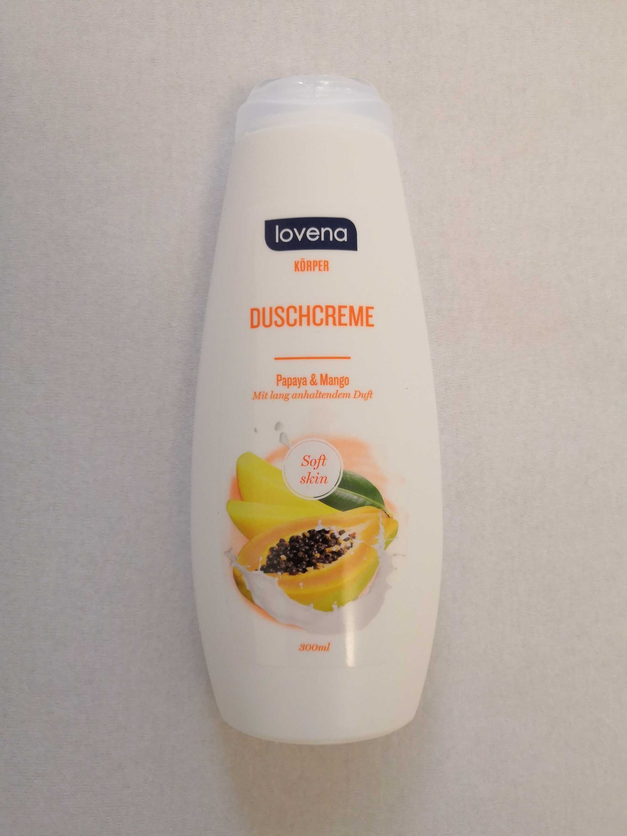 lovena Duschcreme Papaya & Mango - Produkt - de