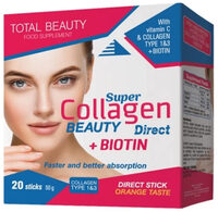 Super Collagen beauty direct  BIOTIN - Produit - en