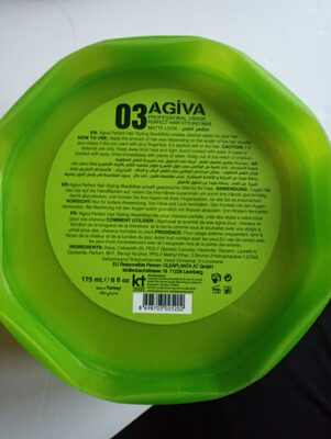 Professional Usage Perfect Hair Styling Wax Matte Look - Agiva - 175 ml