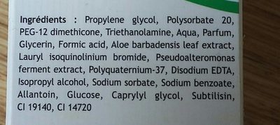 Crème réductrice de pilosité (oeufs de fourmis) - Ingredients