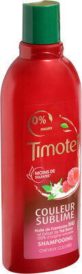 Timotei Shampoing Femme à l'Huile de Framboise BIO et de l'extrait de Thé Blanc Cheveux Colorés - Producte - fr