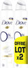 DOVE Déodorant Femme Spray Original O% 2x200ml - Tuote