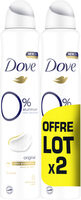 DOVE Déodorant Femme Spray Original O% 2x200ml - Product - fr